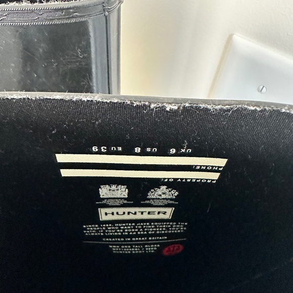 Hunter Boots - Tall Glossy with Hunter Socks - Picture 6 of 7